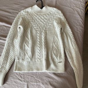 Abercrombie knit cream sweater